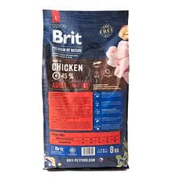 Сухий корм для собак великих порід Brit Premium Dog Adult L з куркою 8 кг - мініатюра 2