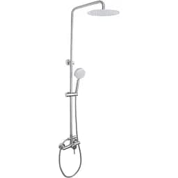 Душова система для душу Lidz Aria 1020 на два споживача (k35) LDARI1020NKS46114 Nickel, Нержавіюча сталь