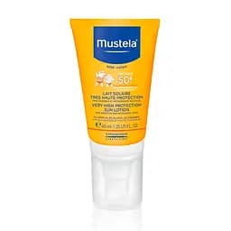 Сонцезахисний лосьйон Mustela Very High Protection Sun Lotion, з високим рівнем захисту, SPF +50, 40 мл