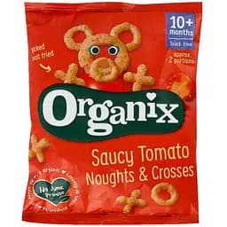 Детские кукурузные снеки Organix Saucy Tomato органические 15 г
