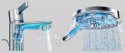 Душова система Hansgrohe Croma Select S 280 1jet Showerpipe з термостатом Brushed Black Chrome 26890340, Шліфований чорний хром - мініатюра 4