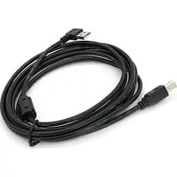 Кабель для принтера USB 2.0 AM/BM 3.0m 90° corner black Ritar (YT-AM/BM90°-3.0B) - мініатюра 2