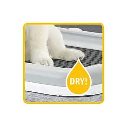 Туалет для цуценят та собак малих порід Stefanplast Puppy Training Set, 60х40х4 см, сірий (PRO600) - мініатюра 4