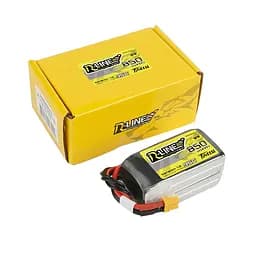 Акумулятор Tattu R-Line 850mAh 14.8V 95C 4S LiPo - мініатюра 5