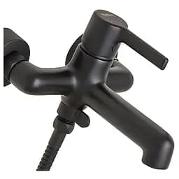 Змішувач для ванни Haiba Markus 009 Euro Black HB3975 Чорний матовий - мініатюра 2
