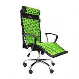 Килимок акупунктурний 4FIZJO Аплікатор Кузнєцова з валиком 128 x 48 см Black/Green 4FJ0048 (P-5907222931769) - мініатюра 2