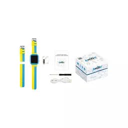 Дитячий розумний годинник Amigo GO004 Splashproof Camera+LED Glory Blue-Yellow - мініатюра 4
