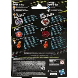 Набір іграшковий Hasbro Beyblade X Dual Pack Set з двох дзиґ (F9586_G0197) - мініатюра 4