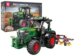 Конструктор на радиоуправлении Зеленый Трактор 1664 элемента Ramiz