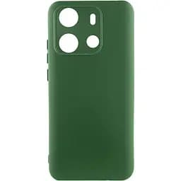 Чехол Silicone Cover Lakshmi Full Camera (A) для Tecno Spark Go 2023 Зеленый / Dark green