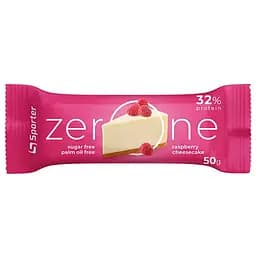 Протеїновий батончик Sporter Zero One Малиновий чізкейк без цукру 50 г