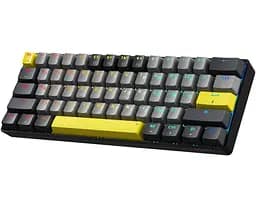 Клавіатура ігрова механічна GamePro GPMK-130R Pro Black Hot-Swap Outemu Red Swich RGB 2.4G/Bluetooth/USB - мініатюра 3