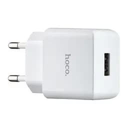 Сетевое зарядное устройство для Hoco C106A Leisure single port charger ( EU ) Белый