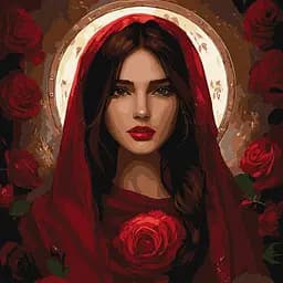 Набір для розпису по номерах Травнева троянда, Ideyka, 40x40 см, КНО8578