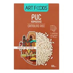 Рис Art Foods Камоліно, 500 г (4 упаковки по 125 г) (780645) - мініатюра 2