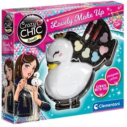 Набір дитячої косметики для макіяжу Clementoni Lovely Make Up. Swan Crazy Chic (18632)