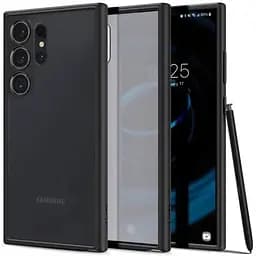 Прозорий чохол Spigen Ultra Hybrid Frost Black для Samsung Galaxy S24 Ultra (ACS07296)