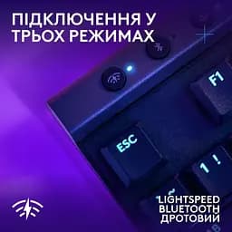 Клавіатура бездротова Logitech G515 LIGHTSPEED TKL (920-012565) чорна - мініатюра 3