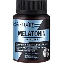 Мелатонін Elixir 250 мг 30 таблеток