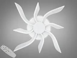 Стельовий світильник LED Diasha 2480/4+4WH, 65W, 3200K-6500K, білий акрил, сучасний стиль для дому