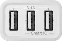 Зарядний пристрій Defender 3xUSB 37W 3.1A білий UPA-31 (83587) - мініатюра 2
