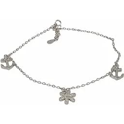 Серебряный браслет на ногу. 81011680525 24