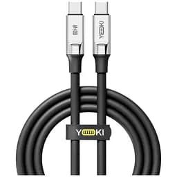 Кабель Yoki Ultra Type-C to Type-C 60 W 1.2 м Black