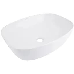 Раковина накладная Qtap Cardinal 500×380×140 White с донным клапаном QT04116302W48464
