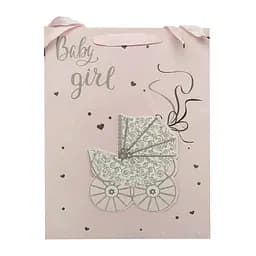 Подарочный пакет Bambi 2369L 40х30 х0,1 Розовый-2