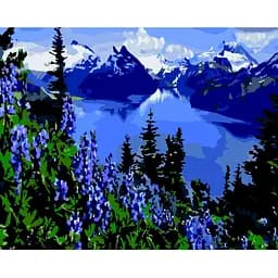 Картина по номерам ZiBi Art Line Лаванда в горах 40х50 см (ZB.64101)