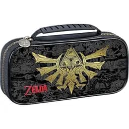 Чехол Game Traveler Deluxe Travel Case Zelda Black Gold Logo (Nintendo Switch, Switch Lite, Switch OLED model)