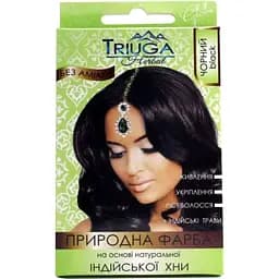 Краска для волос Triuga на основе хны природная черная 25 г