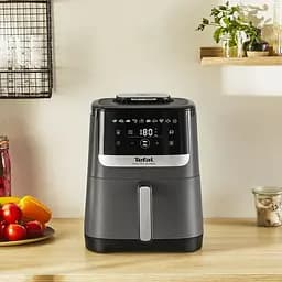 Мультипіч Tefal Easy Fry Silence 1670Вт 5л сенсорне управління 10 програм пластик темно сірий-чорний - мініатюра 5
