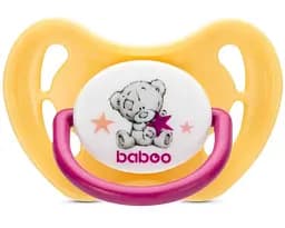 Пустышка латексная Baboo Me To You, 0+ мес., персиковый, 1 шт. (90412)