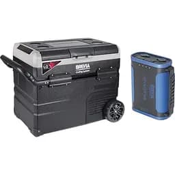 Автомобільний холодильник Brevia 50 л компресор LG (22635) + портативна зарядна станція Brevia ePower 96Ah (fp_3)