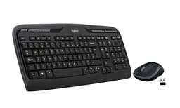 Комплект (клавиатура + мышь беспроводные) Logitech MK330 Wireless UA раскладка черная (920-003989)
