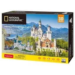 Пазл Cubic Fun Тривимірна головоломка-конструктор National Geographic Замок Нойшванштайн (DS0990h)