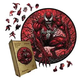 Деревянный пазл Карнаж, А2, Деревянная коробка 300+ элементов