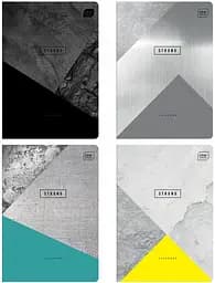 Тетрадь Interdruk Strong notebook клетка A5 80 листов 4 шт. (298997-4)