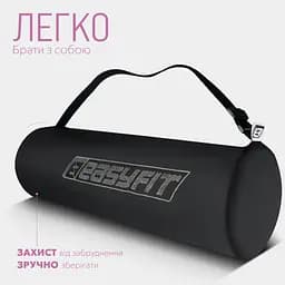 Килимок для йоги та фітнесу TPE+TC 6 мм двошаровий + Чохол фіолетовий з рожевим EasyFit fit0025060 - мініатюра 6