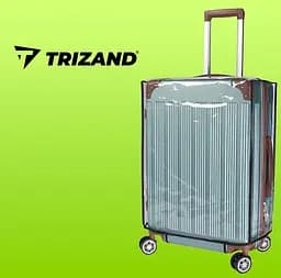 Прозорий захисний чохол для валізи Trizand 23922 (Розмір M–L), водостійкий багаторазовий чохол PVC - мініатюра 5