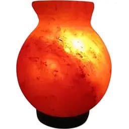 Соляна лампа No brand Гімалайська сіль Ваза 12x17 см