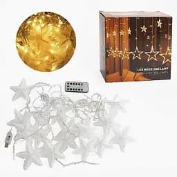 Гирлянда C 61482-70 Y Звезды с пультом ДУ, 5.7 м