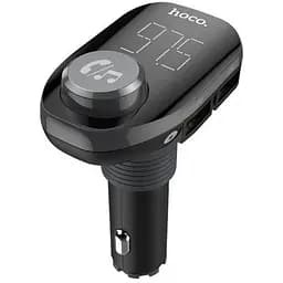 Автомобільний зарядний пристрій Hoco E45 Happy route 2.4 A with wireless FM transmitter чорний