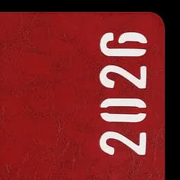 Щоденник датований Buromax Mind 2026 A5 штучна шкіра червоний (BM.21152-05) - мініатюра 4