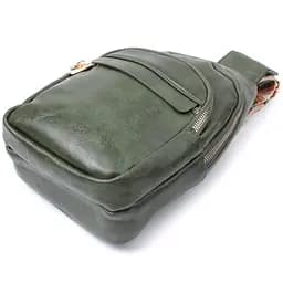 Сумка Vintage компактного розміру з однією лямкою через плече з гладкої екошкіри 16х25х6.5 см sum0026938 - мініатюра 5