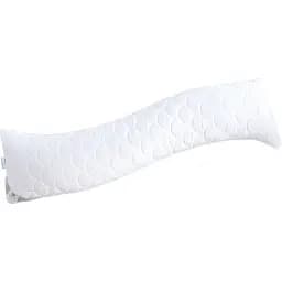 Подушка Ideia S-Form для сну та відпочинку з наволочкою на блискавці 40х130 см (08-73959)