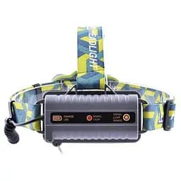 Налобний ліхтар BL-2133-T6+2COB + microUSB + 2х18650 + (5+2) режимів - мініатюра 4