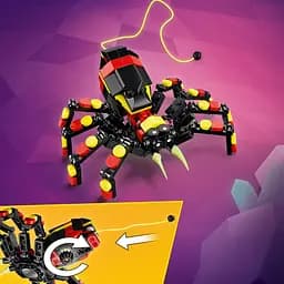 Конструктор LEGO Creator Дика тварина Дивовижний павук 153 деталі (31159) - мініатюра 8