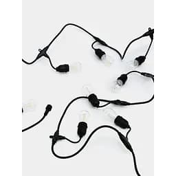 Вулична ретро гірлянда Brille HD-126S/20L E27 IP44 BK 10 м